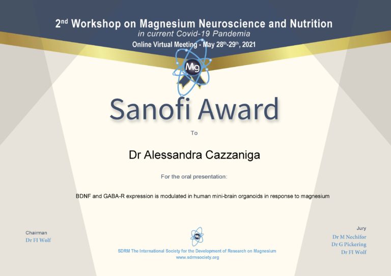 award_Sanofi_Dr Cazzaniga